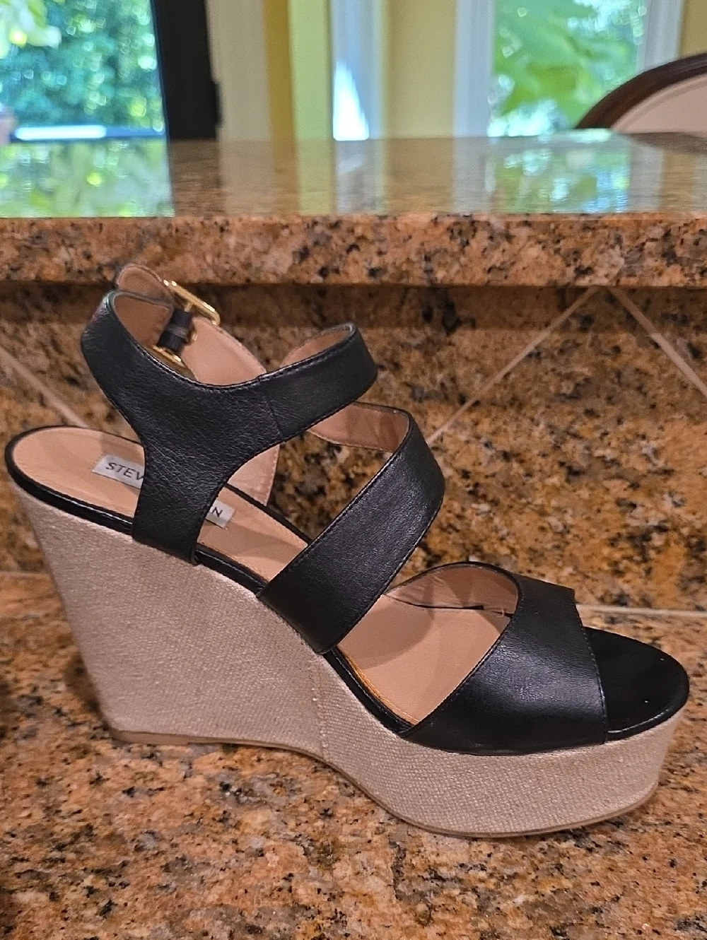 Steve Madden Wedge Sandals - SZ 10 - Picture 2 of 10